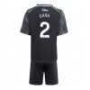 Aston Villa Matty Cash #2 Bortedraktsett Barn 2025-26 Kortermet (+ korte bukser)